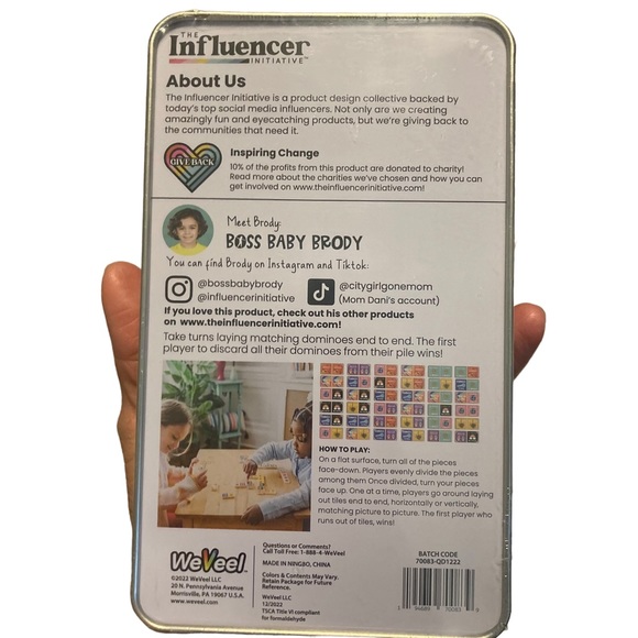 INFLUENCER INITIATIVE LETS COUNT, MAKE A FACE, TWO OF A KIND LEARNING GAMES NEW - Picture 3 of 4